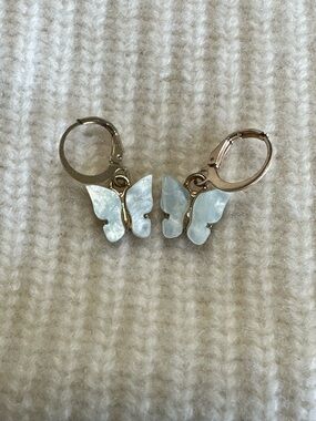 Blue Butterfly  earrings